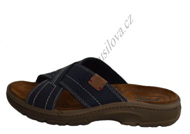 Pantofle IMAC J21-I2882e72 BLUE/BEIGE