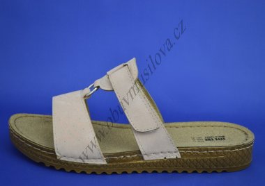 Pantofle dámské vycházkové 160292-600-320-011 lososová