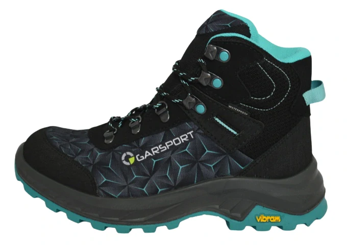 Obuv dámská treková GARSPORT 2346 NERO/TURCHESE