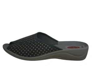 Obuv dámská domácí ROGALLO 28860 šedý puntík