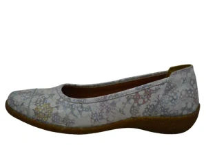 Obuv dámská balerínka LORETTA 6122-11 WHITE MULTY