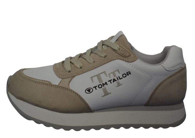 Obuv dámská TOM TAILOR 7490150004 bílo béžová