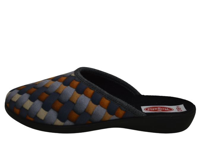 Obuv dámská domácí ROGALLO 29797 hnědo šedá