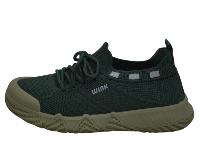 Obuv dětská textilní WINK kids FD51245-3 zelená