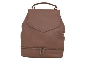Batůžek dámský kožený SendiDesign VAL-892 dusty pink