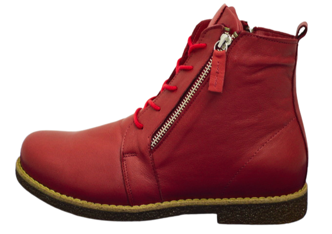 Obuv dámská kotníková LISKAMM SHOES 64-1524 bordó