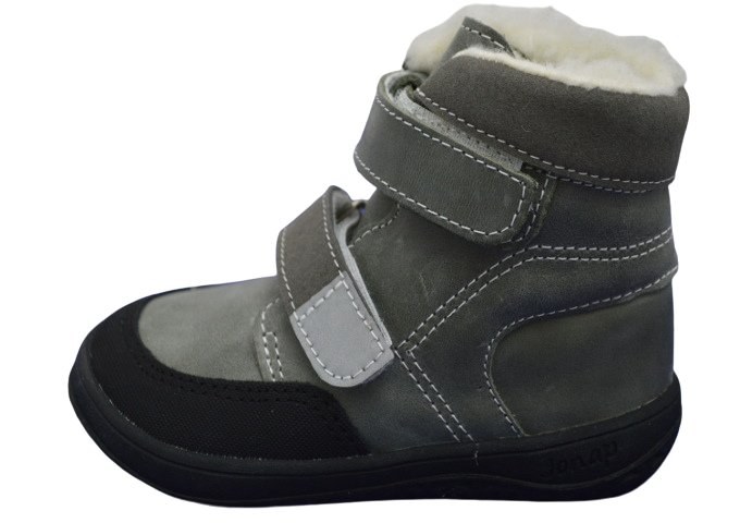 Obuv dětská zimní barefoot JONAP Falko šedá