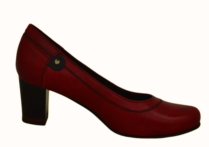 Obuv dámská společenská 2414 červená
