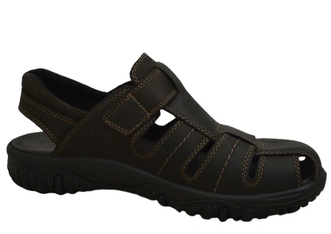 Obuv pánská letní 8356-25 COFFE/BROWN