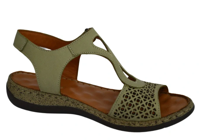 Obuv dámská letní PEON BS/49325-9 zelená