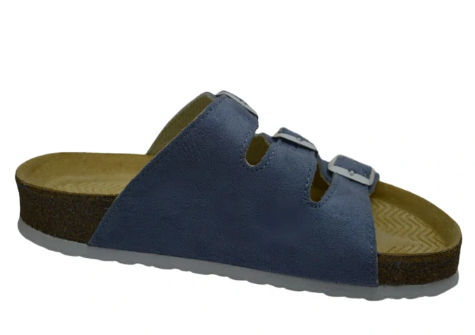 Obuv domácí dětská fusbett tmavě modrý nubuk