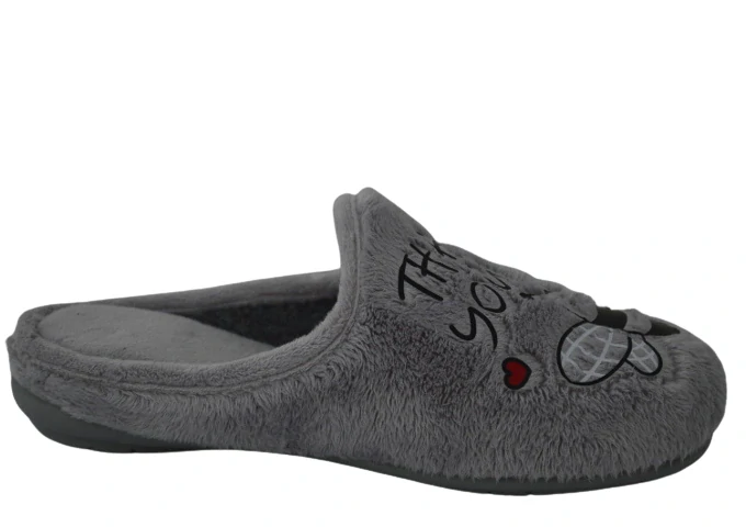 Obuv dámská domácí PEON AN/155-6 šedá