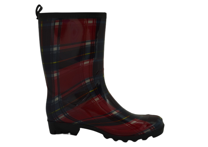 Obuv dámská Becker GmbH -červené káro