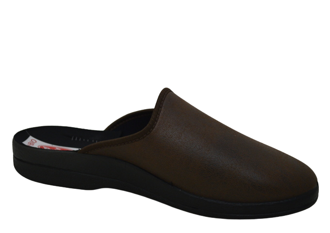 Obuv pánská domácí ROGALLO 30208 hnědá