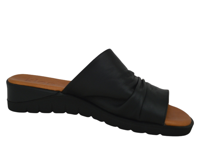 Obuv dámská letní kožená KLOP 280 250-černá