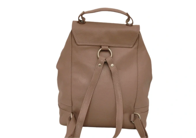 Batůžek dámský kožený SendiDesign VAL-892 dusty pink