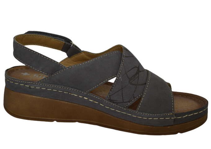 Obuv dámská letní HILBY 656 šedá