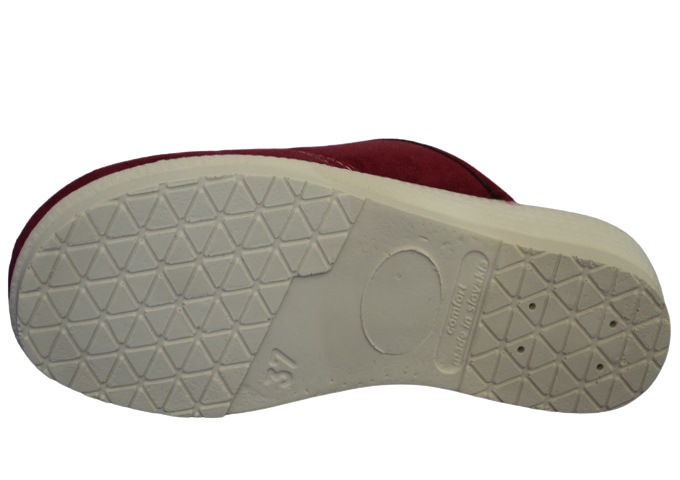 Pantofle oteplené ROGALLO 3360/101 bordó