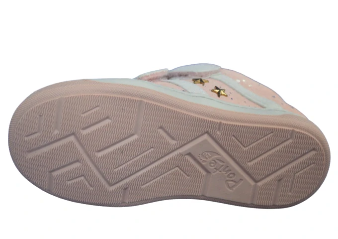 Obuv dětská kožená PONTE DA03-5-1475BL stříbrná