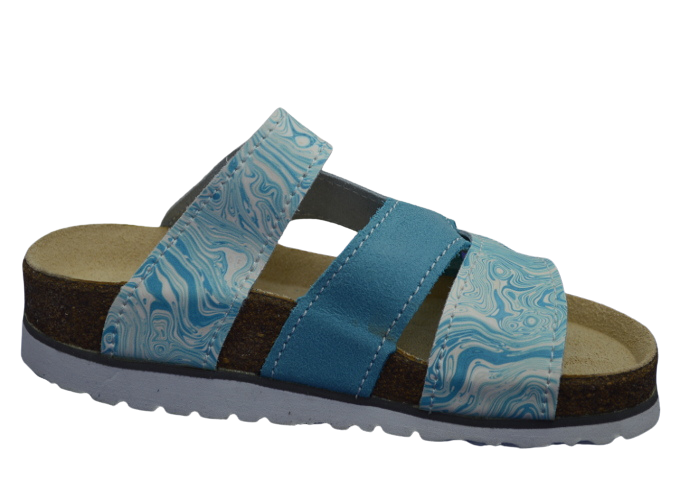 Obuv domácí PEON PE/140-3T3 modrá