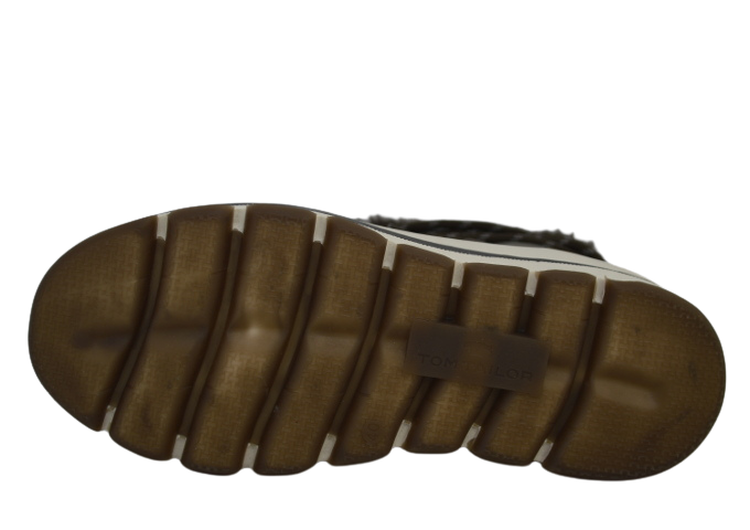 Obuv dámská zimní TOM TAILOR 4290040006 šedo hnědá