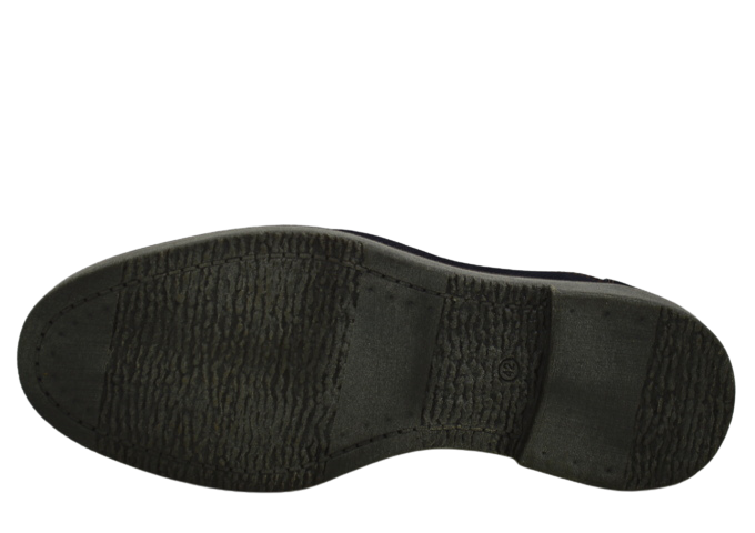 Obuv pánská kožená BARTON M25196 tmavě modrá