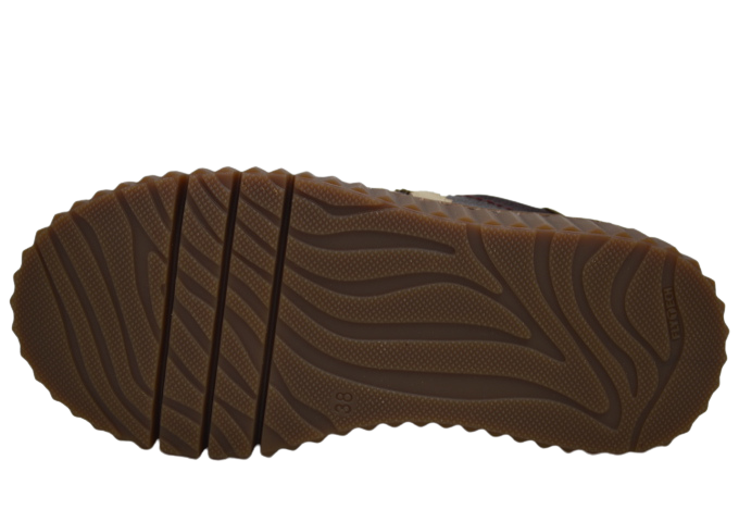 Obuv dámská kožená MINTAKA 61832/2 bordo,béžová