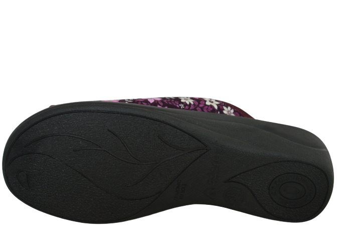 Obuv dámská domácí ROGALLO 30313 bordó