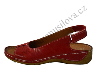 Letní obuv Mintaka 1268 červená
