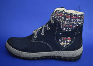 Obuv zimní dámská HILBY 671 Navy Blue