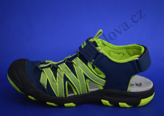 Obuv letní dětská 201113 Navy/Lime