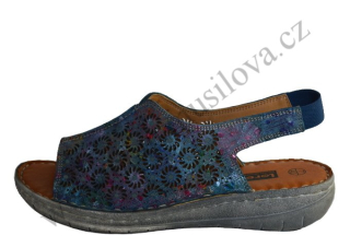 Obuv letní LORETTA 6457 blue