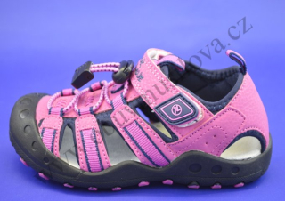 Obuv dětská JUNIOR LEAGUE 201061 Fuchsia/Navy
