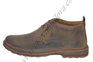 Obuv ORTO plus kotníčková 375 hnědá